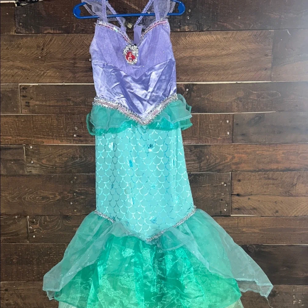 Purple and Green Mermaid Kids Costume